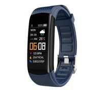Bracelet d'activité avec moniteur de fréquence cardiaque, pouls, oxygène sanguin DarkBlue