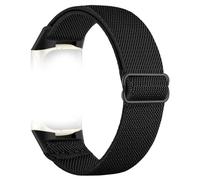 Bracelet d'activité en nylon résistant pour Fitbit Charge 5/6 Black
