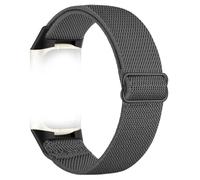 Bracelet d'activité en nylon résistant pour Fitbit Charge 5/6 DarkGrey