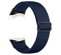 Bracelet d'activité en nylon résistant pour Fitbit Charge 5/6 NavyBlue