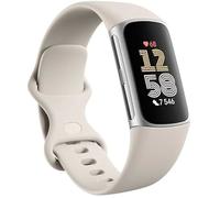Fitbit Charge 6 AMOLED Bracelet connecté Beige, Argent - Neuf