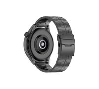 Bracelet d'affaires en titane Compatible avec Samsung Galaxy Watch 46mm 3 45mm/Huawei GT 4 pro 2e Ultimate/Amazfit 47mm(Black,For Huawei Ultimate)