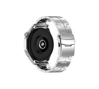 Bracelet d'affaires en titane Compatible avec Samsung Galaxy Watch 46mm 3 45mm/Huawei GT 4 pro 2e Ultimate/Amazfit 47mm(Silver,For Width 22mm)