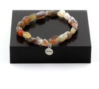 Bracelet d'agate du Botswana, taille personnalisable