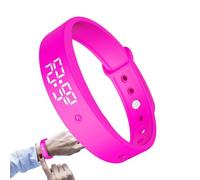 Bracelet d'alarme vibrant | Montre d'alarme vibrante silencieuse - 3 minuteries quotidiennes personnalisées pour des rappels discrets de médicaments, un de la condition physique, des entraînemen