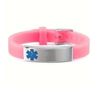 Bracelet d'alerte médicale phosphorescent, bracelet d'identification médicale personnalisé en silicone gravé pour la nuit, bracelet d'identification personnalisé en forme d'arachide/abeille