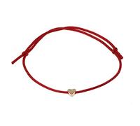 Bracelet d'amitié exquis Kabbalah cœur charme bracelet réglable tissé corde rouge bracelet cadeau pour adultes