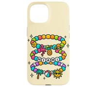 Bracelet d'amitié Miami avec icônes de la Floride Coque pour iPhone 15