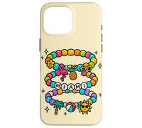 Bracelet d'amitié Miami avec icônes de la Floride Coque pour iPhone 16 Pro Max