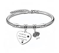 Bracelet d'anniversaire AWOGPID, bracelet de couple, meilleur cadeau pour amoureux, cadeau pour vous-même, cadeau de Noël, cadeau de Thanksgiving, croyez aux rêves, croyez en vous-même.