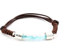 Bracelet d'apatite de paraiba brute