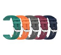 Bracelet de 18 mm pour Fossil Gen 6 42 mm/5E - Compatible avec Q Venture/Charter HR - Bracelet de Rechange Femme