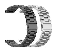 Bracelet de 22 mm en métal pour Blackview/IOWODO W70 Pro/W50 Pro/W60/W50/W30/W20/X5/X1, bracelet de rechange en acier inoxydable pour montre Blackview/IOWODO/Baolubao R30 Max, Mittelgroße, Métal, Pas