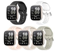 Bracelet de 22 mm pour Amazfit Bip Max/Bip 6/Bip 5/Bip 5 Unity/Cheetah/Cheetah Pro/Balance 3 2 1, bracelet de montre en silicone pour Amazfit GTR 4/GTR 3/GTR 3 Pro/GTR 2e/GTR 2 eSIM/GTR 47 mm