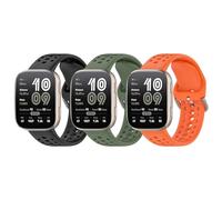Bracelet de 22 mm pour Amazfit Bip Max/Bip 6/Bip 5/Bip 5 Unity/Cheetah/Cheetah Pro/Balance 3 2 1, bracelet de montre en silicone pour Amazfit GTR 4/GTR 3/GTR 3 Pro/GTR 2e/GTR 2 eSIM/GTR 47 mm
