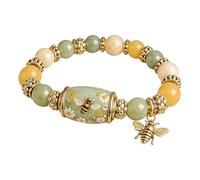 Bracelet de Bénédictions Édition Limitée 2026 avec Oiseau Moineau, Charm Inspirant en Perles pour la Force, l’Espoir et la Joie, Bijoux de Printemps à Offrir pour Femmes, Mères, Sœurs et Amies