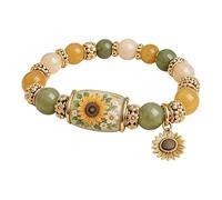 Bracelet de Bénédictions Édition Limitée 2026 avec Oiseau Moineau, Charm Inspirant en Perles pour la Force, l’Espoir et la Joie, Bijoux de Printemps à Offrir pour Femmes, Mères, Sœurs et Amies