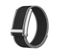 Bracelet de biceps extensible compatible avec Whoop 5.0 One/Peak/Life, bracelet de rechange sport en nylon respirant pour bracelet Whoop 5.0/MG - (non compatibles avec la génération 4) (Black)