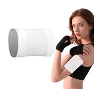 Bracelet de capteur de diabète pour système de surveillance d'insuline Omnipod Dexcom Freestyle Libre protège la pod d'insuline lors du remplacement du ruban adhésif sportif (blanc, M)