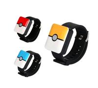 Bracelet de capture pour Pokemon Go Plus, Bracelet carré Rechargeable Bluetooth pour Android IOS Bleu