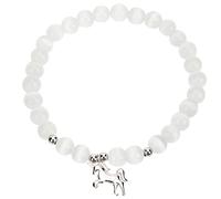 Bracelet de Charme Unicorn Opale Perle Amitié Bijoux de Conception Chic Parties de Conception de Tous Les Jours.