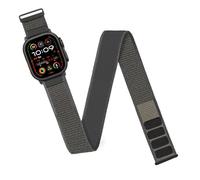 Bracelet de cheville/de bras pour Apple Watch 49 mm, 46 mm, 45 mm, 44 mm, 42 mm, 41 mm, 40 mm, 38 mm, bracelet de cheville extensible en nylon respirant pour iWatch Ultra/Ultra 2 Series 10 9 8 7 6 5 4