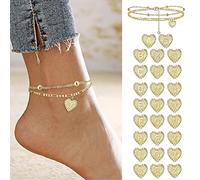 Bracelet de Cheville de Plage, Anneau de Cheville Poli pour les Voyages en Plein Air et les Rencontres pour Femmes (O)