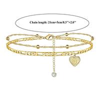 Bracelet de Cheville de Plage, Anneau de Cheville Poli pour les Voyages en Plein Air et les Rencontres pour Femmes (U)