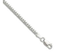 Bracelet de cheville en argent sterling 925 poli 2,9 mm pour homme et femme, 23 centimeters, Métal Argent Argent sterling, Pas de gemme