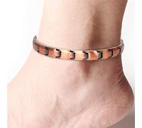 Bracelet de cheville magnétique en cuivre pour femme, avec aimants, cadeau pour maman, épouse, fête des femmes