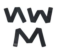 Bracelet de cheville respirant avec crochet et boucle pour Garmin Fenix 6X Pro/Sapphire, Fenix 5X/5X Plus, Fenix 3/3 HR, Bracelet de cheville/brassard de 26 mm, noir