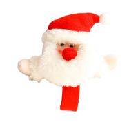 Bracelet de claque au poignet de Noël - Bracelets de claque en peluche de Noël, mignon bracelet pour poupée | Bracelet à pression avec bonhomme de neige du Père Noël, amusant cintur, riferimento