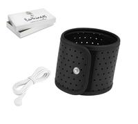 Bracelet de connexion à la terre, câble de 4,5 m, bande réglable pour poignet et cheville, noir, respirant