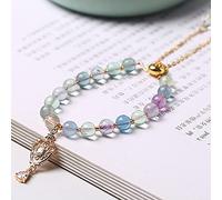 Bracelet de cristal naturel pour les femmes Chakra fulite équilibrant les gemmes antiques hignestone chanceux miroir charron talisman feng shui amulet pour prospérité amour richesse bien-être cinabar