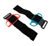 Bracelet de Danse pour Switch, ABS Antidérapant, Rouge/Bleu | ABS pour durable, pour surface antidérapante, compatible Just Dance 2025, Zumba, Ring Fit, adultes et enfants(Red and blue)