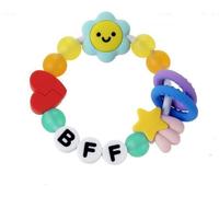 Bracelet de dentition de l'amitié - INFANTINO - 316790 - Silicone - Best Friend Forever Amis pour la vie