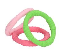 Bracelet de Dentition pour bébé, 3 Pièces | Bracelet de Dentition pour bébé | Soulagement des Gomme | Doux | Anneau de Dentition en Silicone | Jouet pour la Maison (500ml)