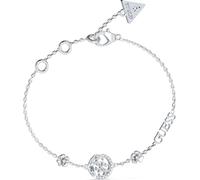 Bracelet de fleurs en argent Guess zirconia pour femmes