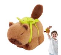 Bracelet de gifle rempli - Bande de personnage Capybara en peluche, pince de poignet confortable en tissu | Bracelet de faveur de la fête pour enfants, adorable bracelet d'animaux, décoration de la me