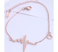Bracelet de jambe EKG-or rose KP21112