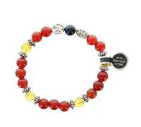 Bracelet de l'Archange Saint Michel en pierres semi-précieuses - Bracelet fantaisie - Culte Chrétien en Pierres naturelles