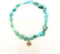 Bracelet de Larimar de la République dominicaine, taille adaptable