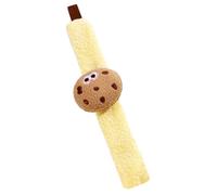 Bracelet de Lavage Visage Absorbant Jaune en Polaire Corail, Lot Pratique | Portable, Chic, pour Amies ou Petite Amie, Limite les Coulures le Long du Bras