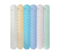 Bracelet De Liste De Tâches Avec Anneau En Silicone Effaçable Pour Écrire Et Taper - Bracelet Réutilisable Pour Notes, Planification Quotidienne, Travail, Études, Séjour À L'hôpital Et Autisme Quotidi