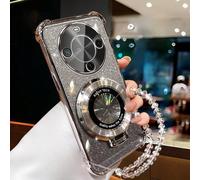 Bracelet de luxe avec cristaux de strass compatible avec iPhone 6/7/8/X/XS/XR/11/12/13/14/15/16/16e, compatible avec Galaxy S22/23/24/25/S24 FE/S25 EDGE, A04/05/06/A07/A14/A15/A16/A17/A24/A25/A34, com