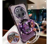 Bracelet de luxe avec cristaux de strass compatible avec iPhone 6/7/8/X/XS/XR/11/12/13/14/15/16/16e, compatible avec Galaxy S22/23/24/25/S24 FE/S25 EDGE, A04/05/06/A07/A14/A15/A16/A17/A24/A25/A34, com