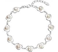 Bracelet de luxe en argent avec perles de rivière 23025.1