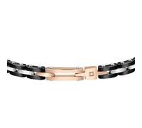 Bracelet De Luxe - Morellato - Sauk02 - Acier Et Céramique - Diamant Véritable - 22 Cm Ajustable