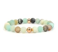 Bracelet de Méditation - SHOP-STORY - Amazonite - Taille unique 18 cm - Pierre naturelle - Femme