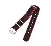 Bracelet de montre, 18 mm à 24 mm, bracelet de montre en nylon tissé doux for la peau for homme for montre analogique(Color 7,18mm)